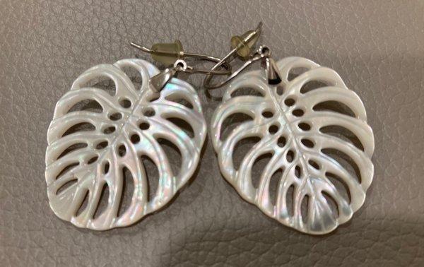 Monstera Earrings