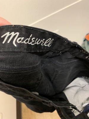 Madewell jeans for $5.99