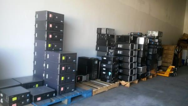 Some of our refurbished computers we sell