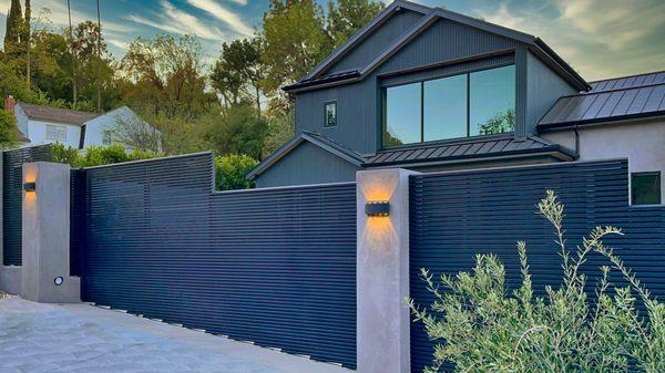 Hi-Tech Series: Pedestrian Gate, Driveway Gate and Fencing extensions