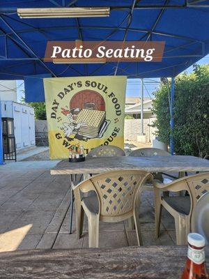 Patio seating