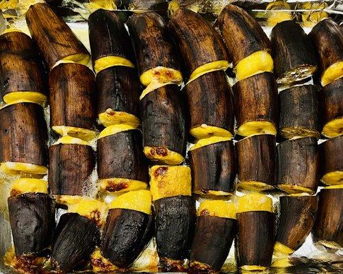 We bake our plantains, not fried anymore!