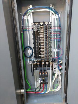 Electrical panel wiring