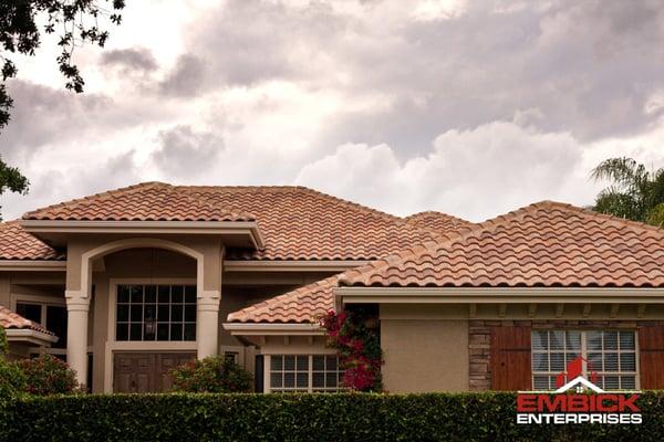 Tile roof boca raton Embick Enterprises roofing contractor