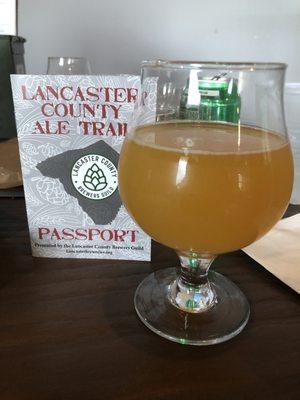 Get your Lancaster County Ale Trail passport stamp here and try a Because I was Inverted (BIWI) Mango!