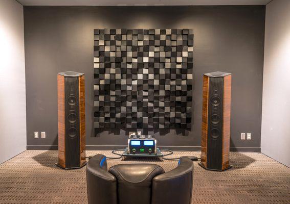 McIntosh and Sonos Faber provide a great listening experience.