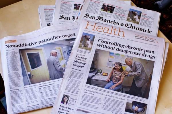 Medical Director Dr. Howard Kornfeld, Profiled in the San Francisco Chronicle: http://bit.ly/12LK16h