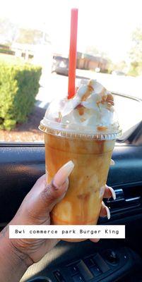 Extra caramel frap