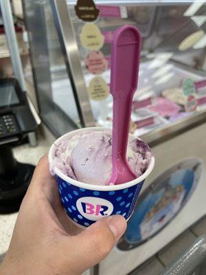 Ube Coconut Ice Cream - kids scoop