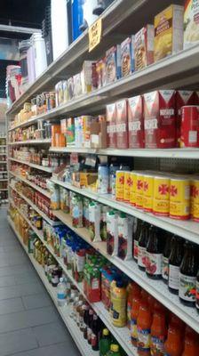 They have a decent selection of staple food items and international condiments