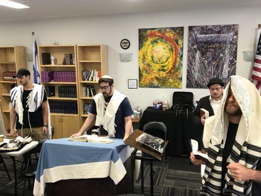 Sunday morning minyan club