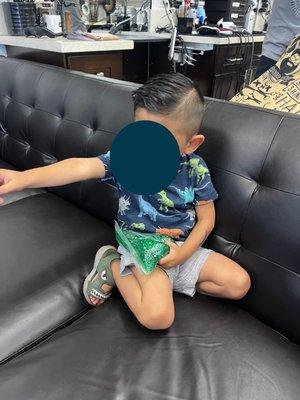 Kid haircut