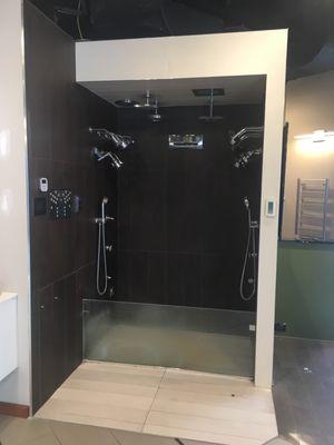 Custom showers..