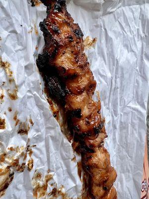 Pork skewer delicious $4.50 each