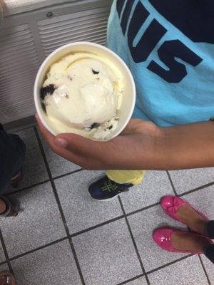 Oreo cookie icecream