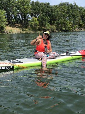 Maylani of Sac Sups Stand Up Paddle in Sacramento