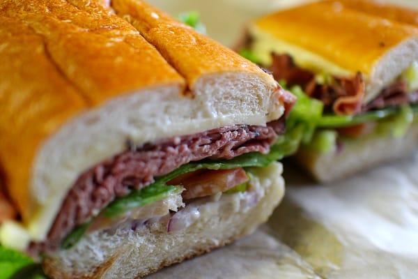 Jason in the deli makes the BEST roast beef sandwiches!