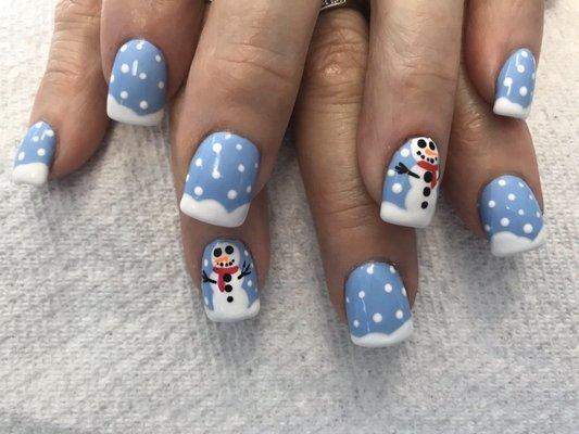 Holiday nails by Zuali