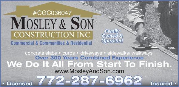 Mosley & Son Construction