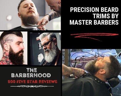 We spend 30 minutes just on precision beard trims.                        #beardtrims