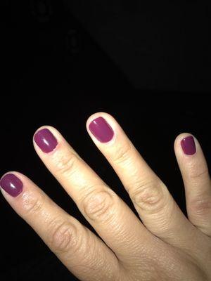 Not the best Manicure as you can see... :(