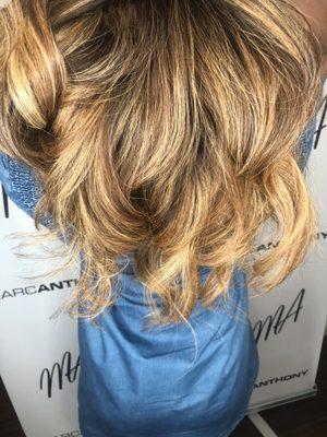 August 2021 balayage by Lynn Blenner