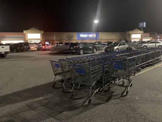 Time to collect the carts