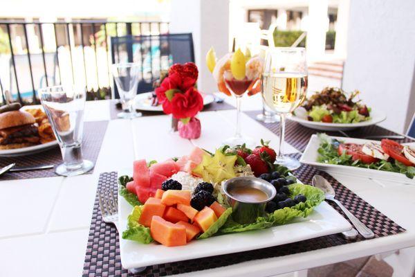 Our Range Salad on a beautiful day!