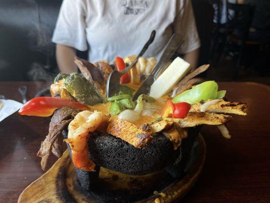 3 Meats Combo Molcajete