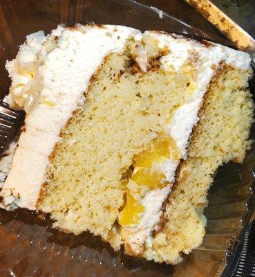 Tres Leches cake slice