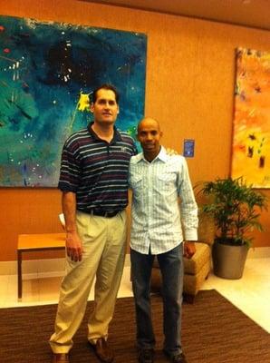 Dr. Green and Mebrahtom "Meb" Keflezighi