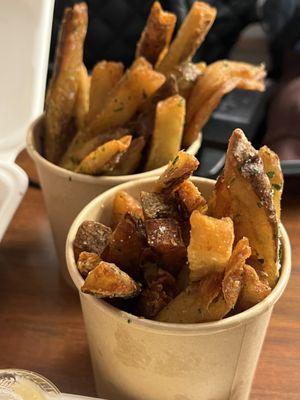 Duck Fat French Fries with Sly Fox - Cheddar Sauce