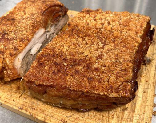 Roasted pork