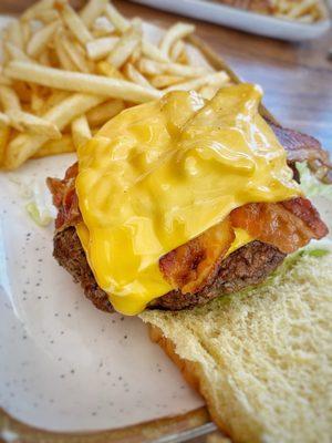 Bacon Cheeseburger with Fries