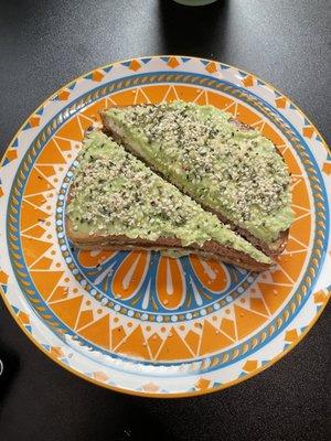 Gluten-free avocado dream (without chili flakes)