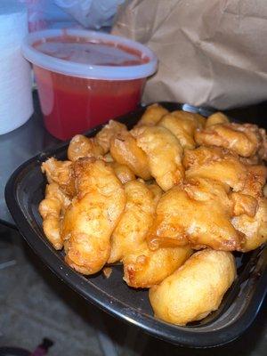 Sweet and sour chicken large