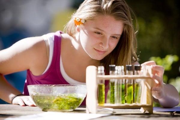 The award-winning Sustainability program includes outdoor classroom experiences.