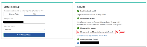 After approx. 2 weeks waiting for the stickers checked the Georgia Drives website. The test results are not in the system.