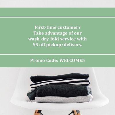 Schedule Your First Order Online at www.winnstlaundry.com/signup