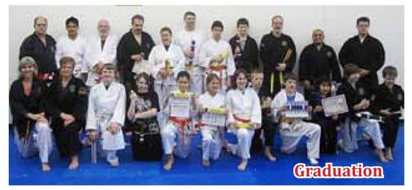 Graduation success in Karate and the Martial Arts.