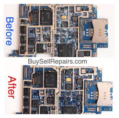 Water Damage MacBook Motherboard Repair/cleanup