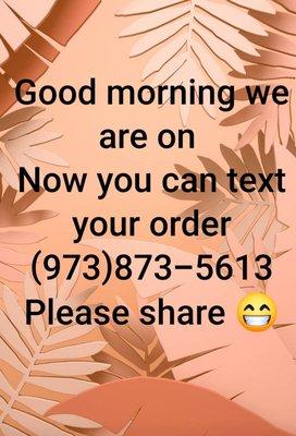 Text your order is now available