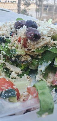 Chicken Greek salad