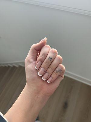 French manicure by Supreme Nails LA