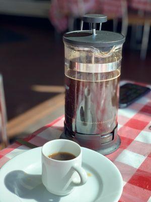 French-press Roasted Coffee from El Salvador