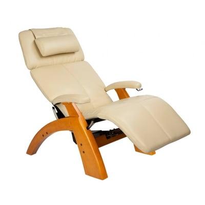 The zero gravity Human Touch Chair which take pressure off your neck and back to relieve pain.  Our clients love the comfort!