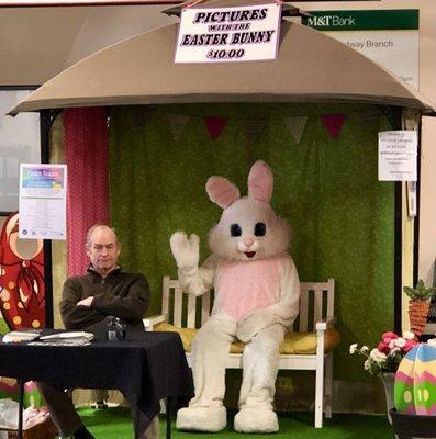 Check out the attitude on The Easter Bunny's helper