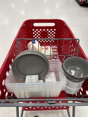 Getting organized and needed a few more dishes for the extra human being that came into our home.