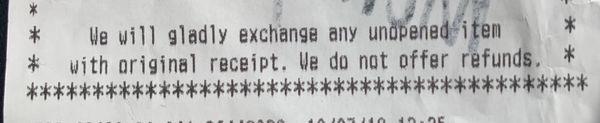 Copy of receipt