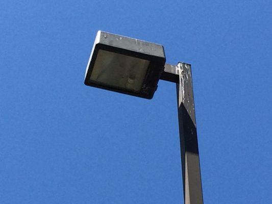 Parking lot pole light